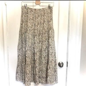 ISO H&M divided floral maxi skirt Xs s